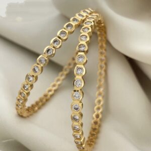 Impon stone bangles