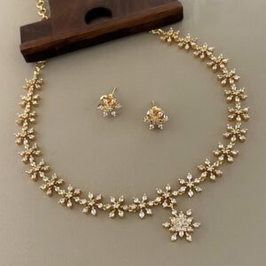 Microplated diamond cut neckset