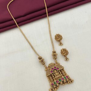 Antique finishing simple neckset
