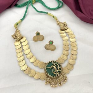 Traditional palak design neckset