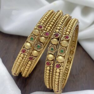 Matte finish bangle set
